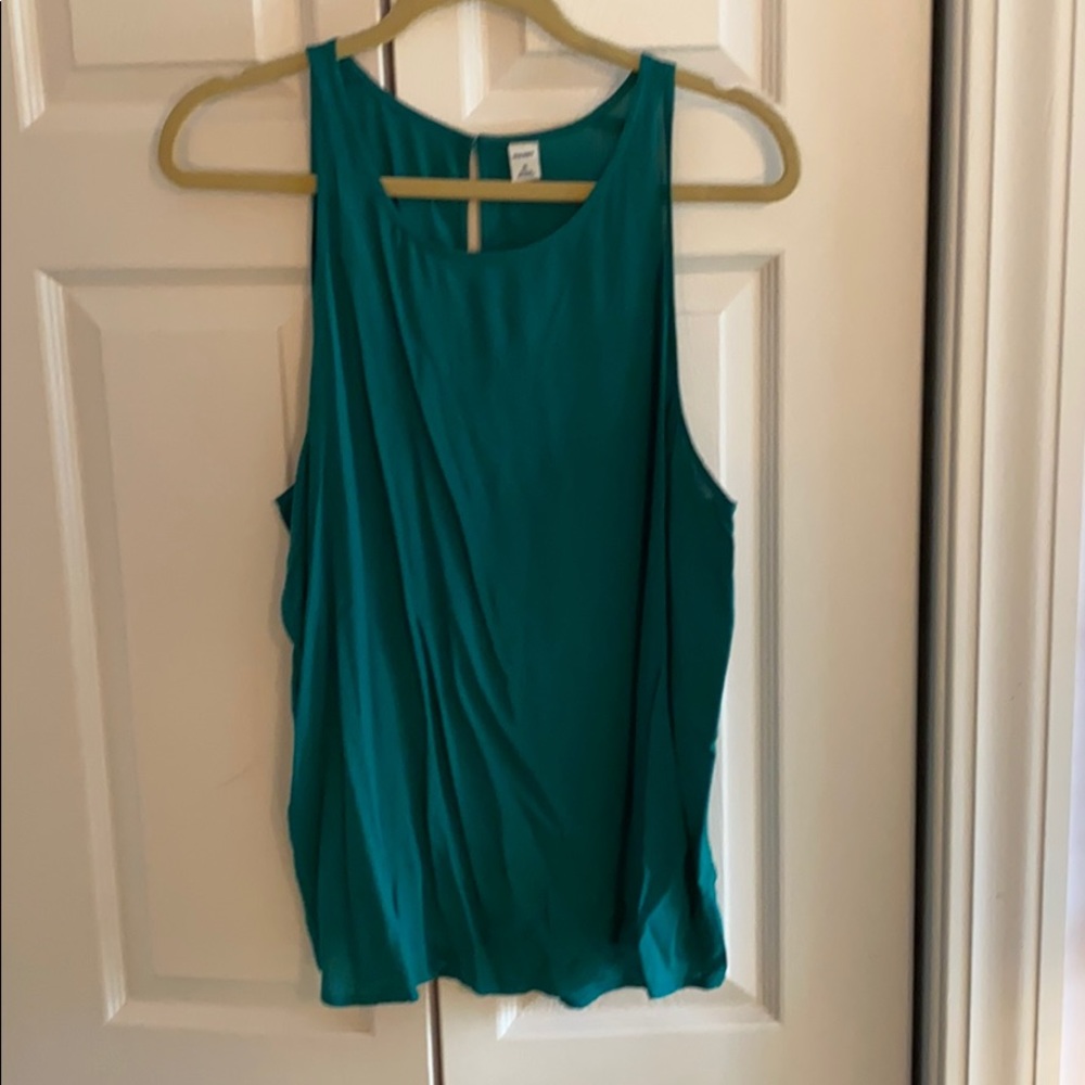 Old Navy Dark Turquoise/Green Tank Top